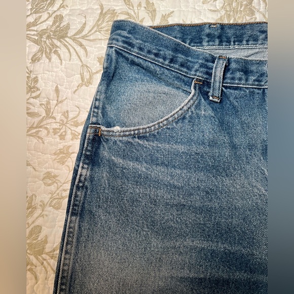 Vintage 90s Rustler Regular Straight Leg Distressed Jeans Denim size 12 33x30 - Picture 7 of 13